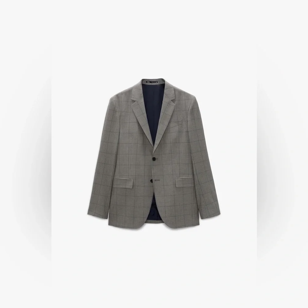 SALE!NWT $149 ZARA CHECKERED SUIT BLAZER SIZE 40